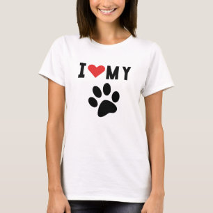 I love my awesome cat dog T-Shirt