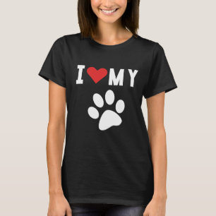I love my awesome cat dog T-Shirt