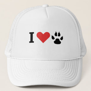 I love my awesome cat dog trucker hat