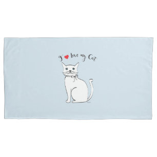 I love my awesome Cat, Stylish Pillowcase