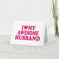 I Love My Awesome Husband
