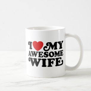 I Love My Awesome Wife Coffee Mug