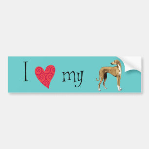 I Love my Azawakh Bumper Sticker