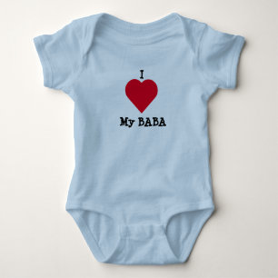 I Love My Baba Baby Bodysuit