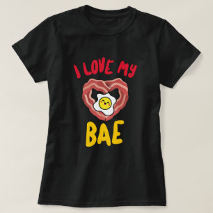 I Love My BAE Bacon and Eggs Valentine T-Shirt