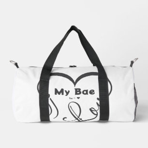 I Love My Bae • You = ♥ Duffle Bag