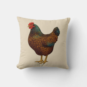 I Love My Barnevelder Chickens Cushion