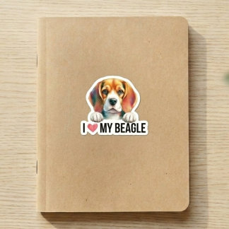 I love My Beagle Dog Bone