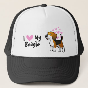 I Love My Beagle Trucker Hat