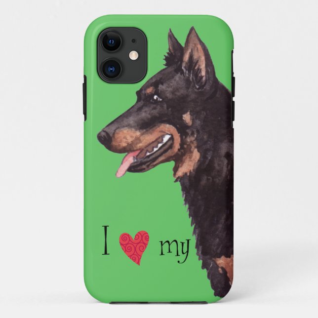 I Love my Beauceron Case-Mate iPhone Case (Back)