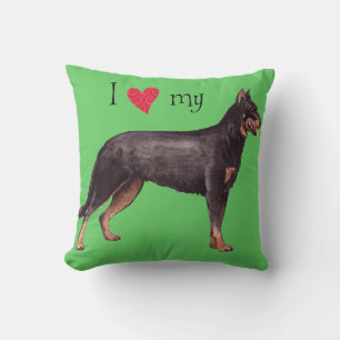 I Love my Beauceron Cushion