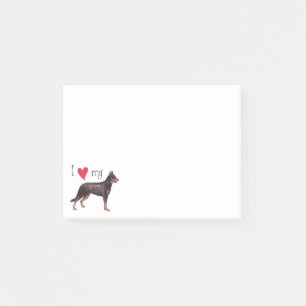 I Love my Beauceron Post-it Notes