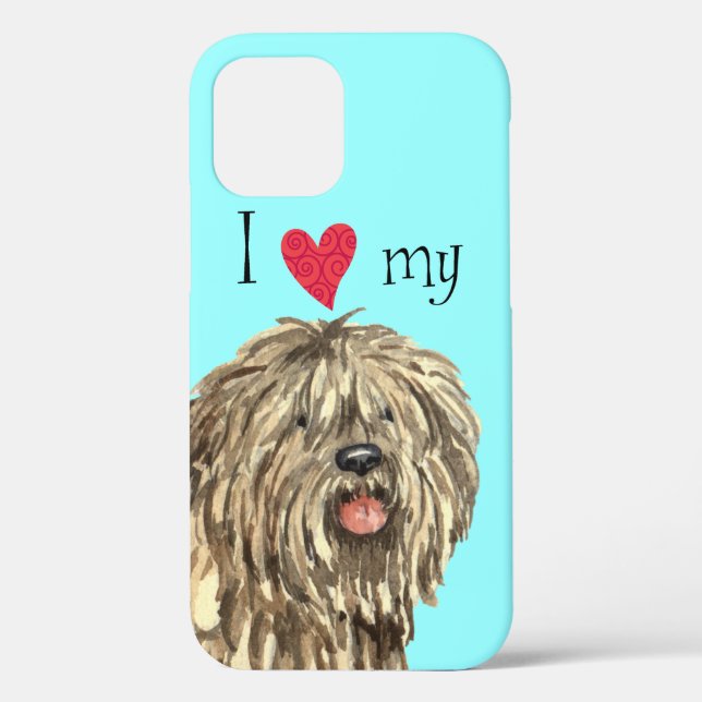 I Love my Bergamasco Case-Mate iPhone Case (Back)