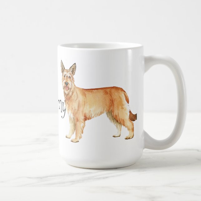 I Love my Berger Picard Coffee Mug (Right)