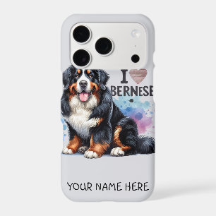 I Love My Bernese Mountain Dog Personalised Name