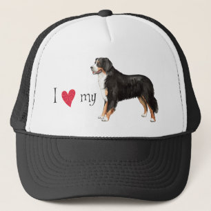 I Love my Bernese Mountain Dog Trucker Hat