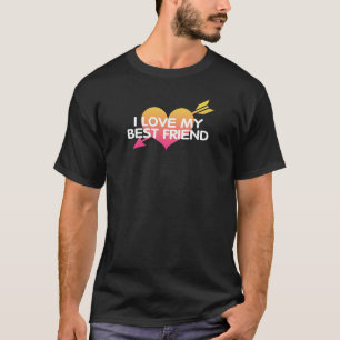 I Love My Best Friend Cupid T-Shirt