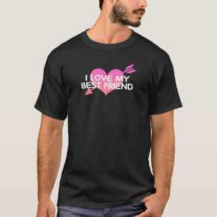 I Love My Best Friend Cupid T-Shirt