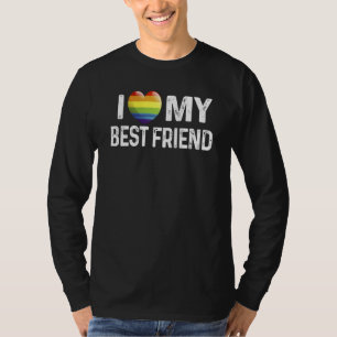 I Love My Best Friend Family Matching Love Heart F T-Shirt