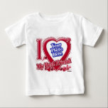 I Love My Best Friend red heart - photo Baby T-Shirt<br><div class="desc">I Love My Best Friend red heart - photo</div>