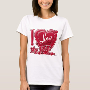 I Love My BFF red - heart T-Shirt