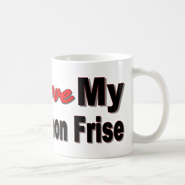 I  Love My Bichon Frise Coffee Mug (Right)