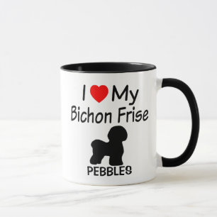 I Love My Bichon Frise Dog Mug