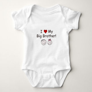I Love My Big Brother! Baby Bodysuit