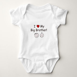 I Love My Big Brother! Baby Bodysuit