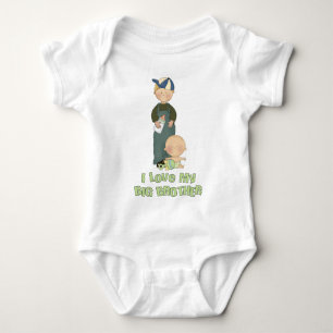 I Love My Big Brother Boy with Baby Bodysuit