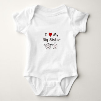 I Love My Big Sister! Baby Bodysuit