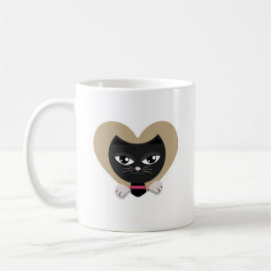 I love my black cat coffee mug