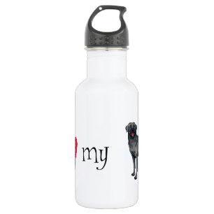 I Love my Black Lab 532 Ml Water Bottle