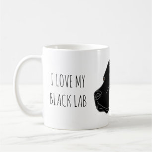 I Love My Black Lab Dog Mug