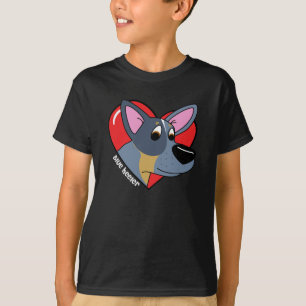 I Love my Blue Heeler Dark Tee Shirt