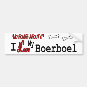 I Love My Boerboel Bumper Sticker