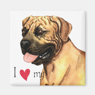 I Love my Boerboel Magnet