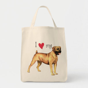 I Love my Boerboel Tote Bag