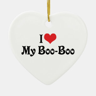 I Love My Boo Boo Ceramic Tree Decoration