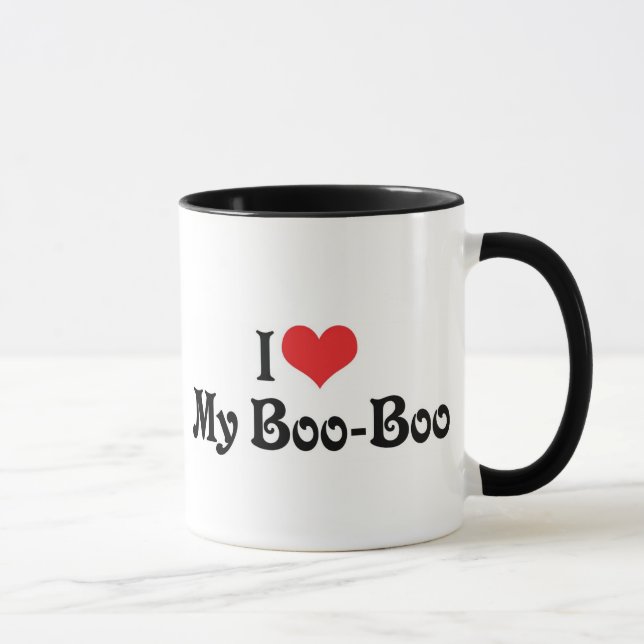 I Love My Boo Boo Mug (Right)