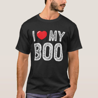 I Love My Boo Distressed I Heart My Boo Tank Top