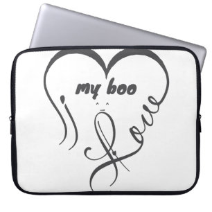 I Love My Boo • Forever & Always ^_^ Laptop Sleeve