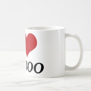 I Love My Boo (Heart) Coffee Mug