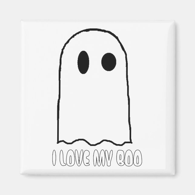 I LOVE MY BOO MAGNET (Front)