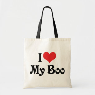 I Love My Boo Tote Bag
