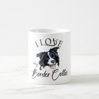 I Love My Border Collie Coffee Mug