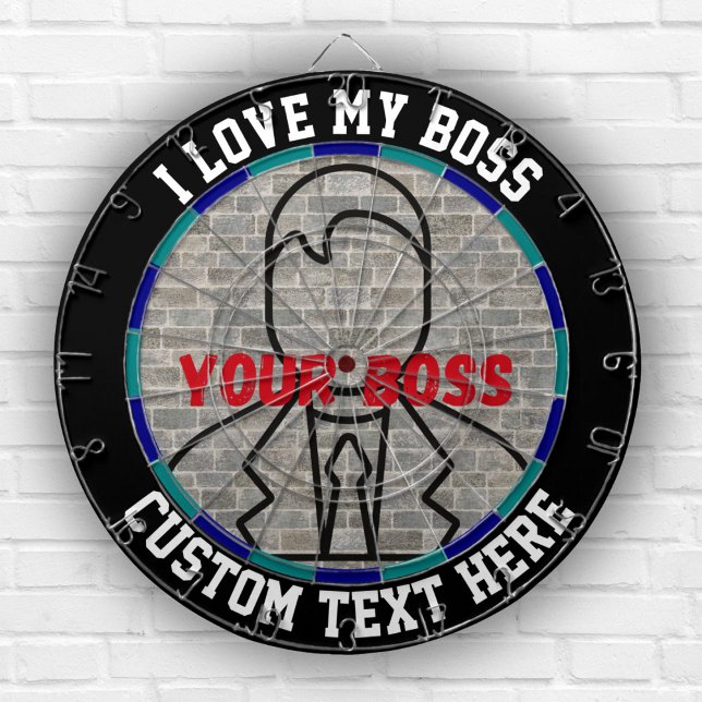 I love my boss dartboard fun game stress relief (Creator Uploaded)