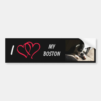 I Love My Boston Bumper Sticker