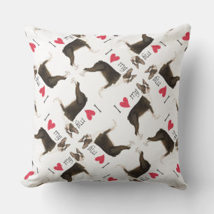 I Love my Boston Terrier Cushion