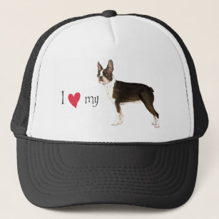 I Love my Boston Terrier Trucker Hat